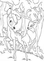 kolorowanki Bambi Disney malowanki do wydruku numer 5